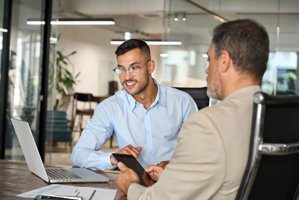 A 1-to-1 investor meeting