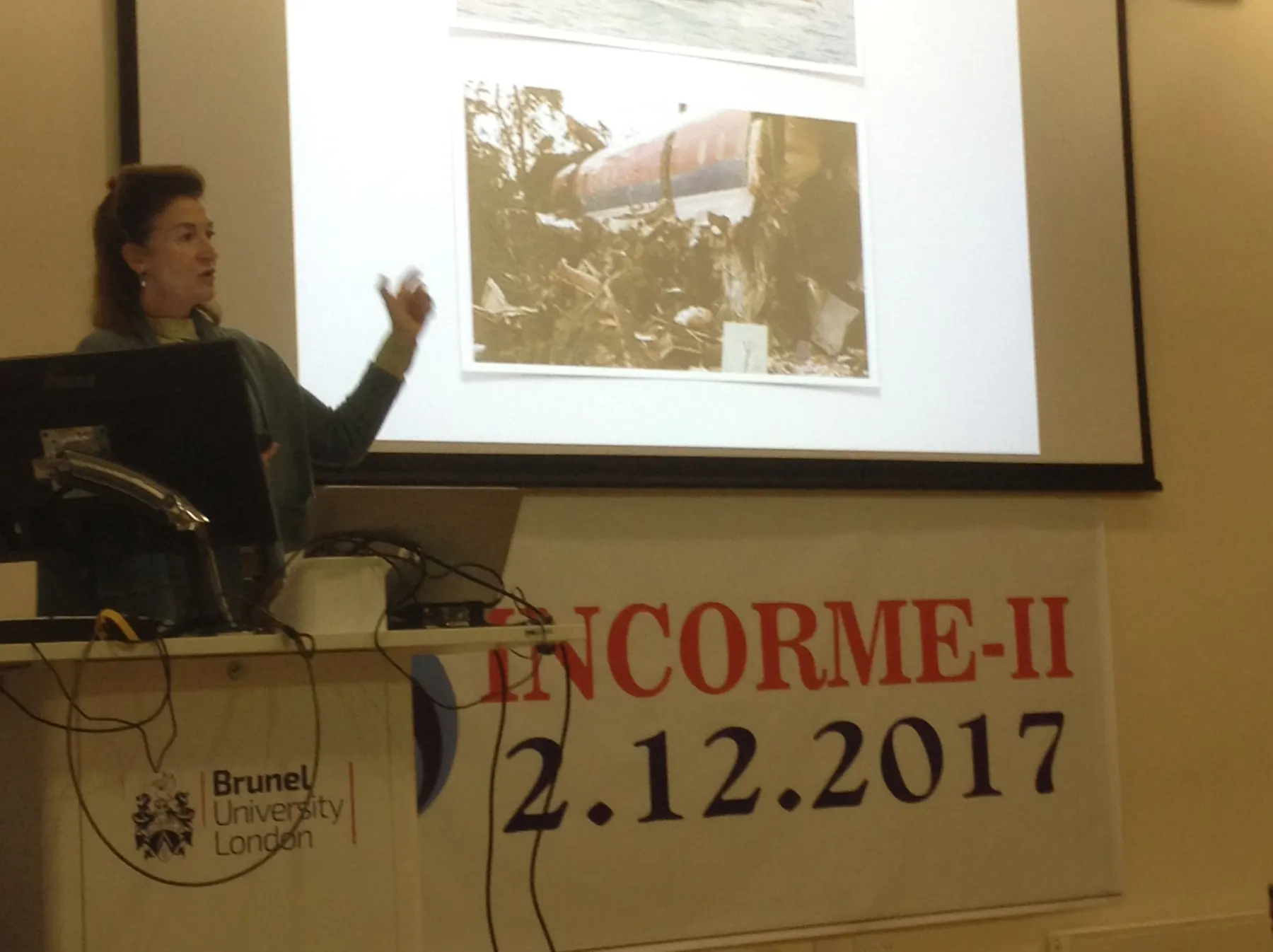 Dr Sabine presenting
