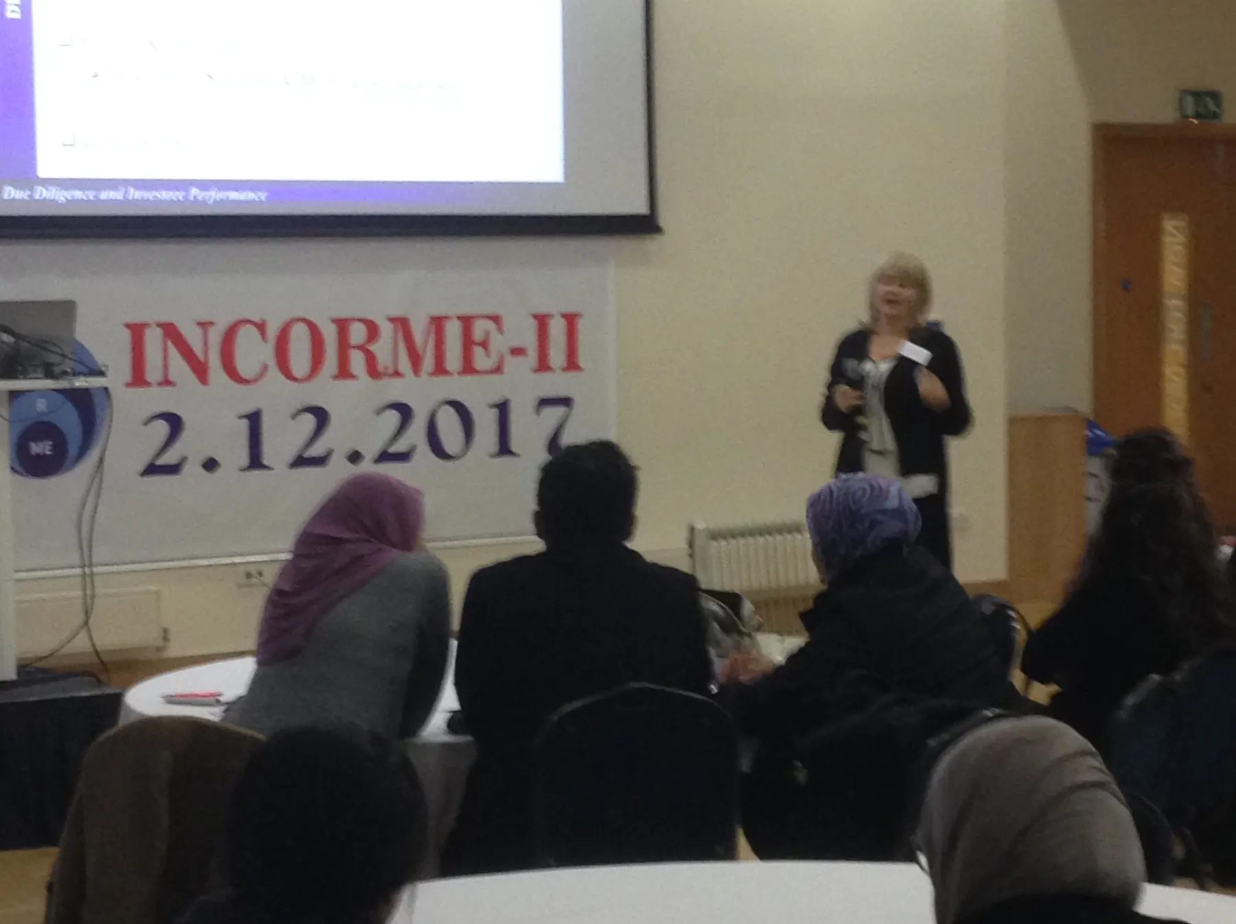 Prof Simona Zambelli presenting