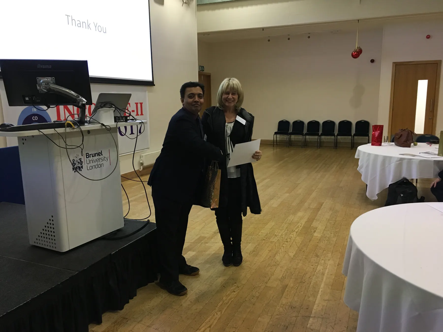 Vote of thanks to Prof Simona Zambelli