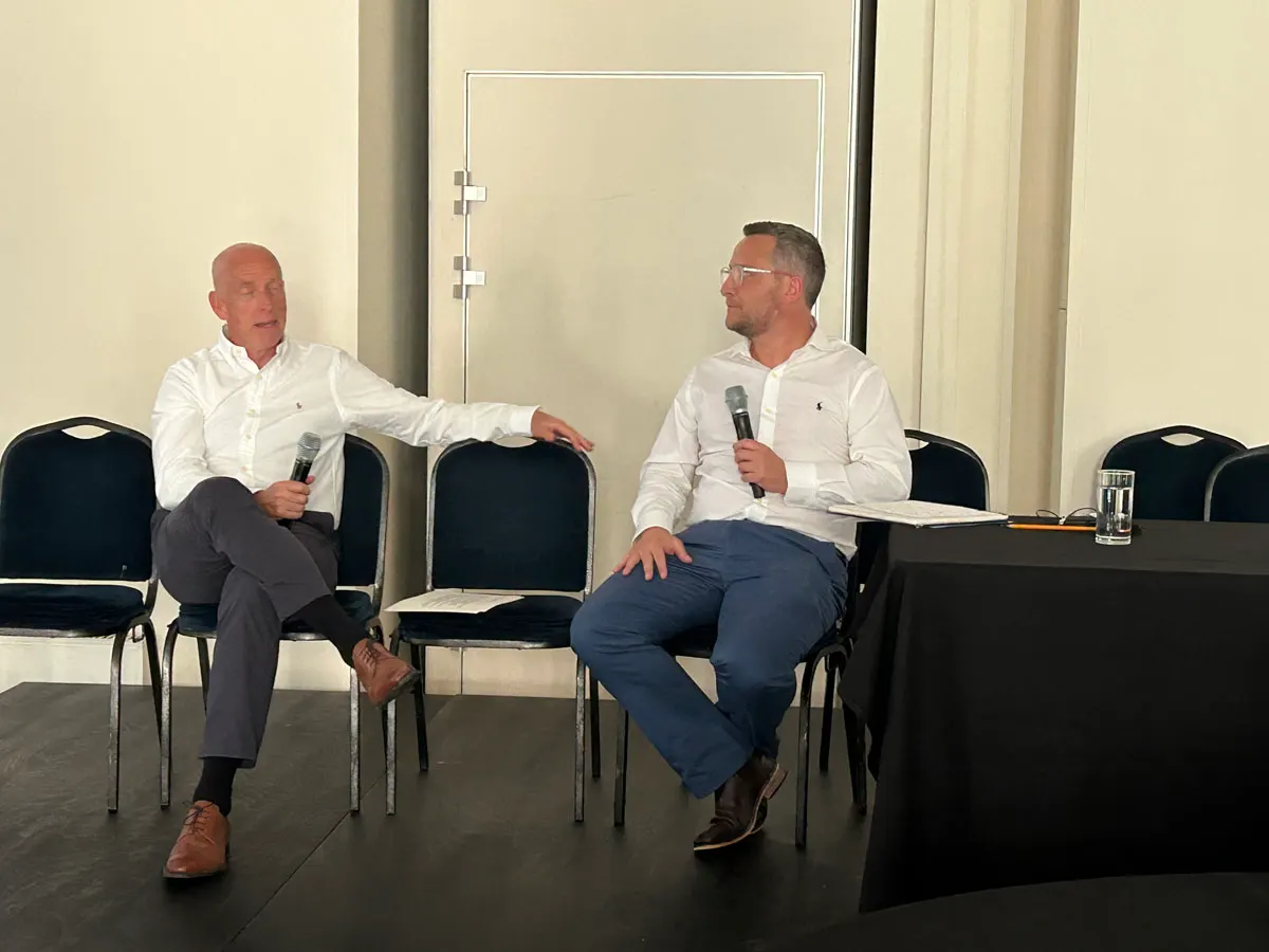 CEOs Mr Gamby and Mr Lewis CEOs Panel Discussion at INCORME - IV